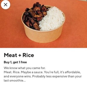 Уникальный ресторан для любителей простоты: только мясо и рис