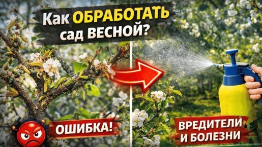 Как весной защитить сад от плодожорки и парши