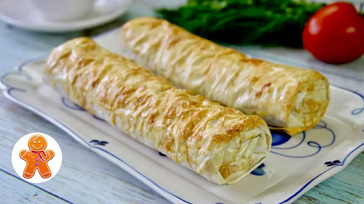 Слоеные трубочки с начинкой: быстро и вкусно!