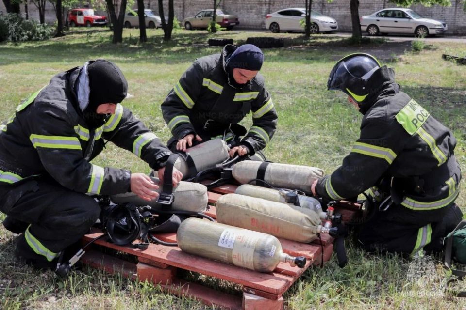 Определено лучшее звено ГДЗС Липецкого территориального пожарно-спасательного гарнизона Определено лучшее звено ГДЗС Липецкого территориального пожарно-спасательного гарнизона