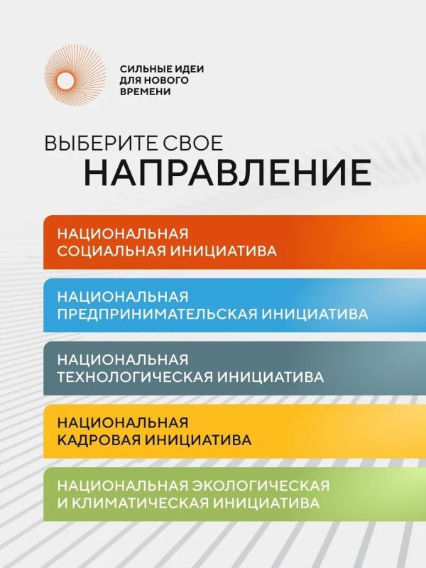 Продолжается прием заявок на шестой форум «Сильные идеи для нового времени» Продолжается прием заявок на шестой форум «Сильные идеи для нового времени»