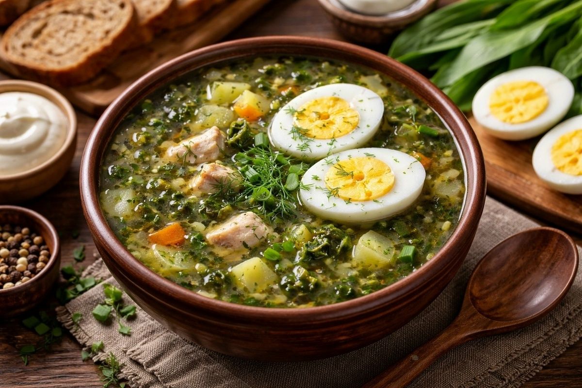 Зелёные щи: вкус детства, который всегда в моде