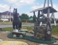 Новый арт-объект – бетонный конь и колодец – появился в селе Конь-Колодезь