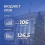 Бюджет 2026. С учетом внесенных изменений доходы областного бюджета в 2026 году составят почти 106 млрд рублей, расходы – 126,5 млрд рублей