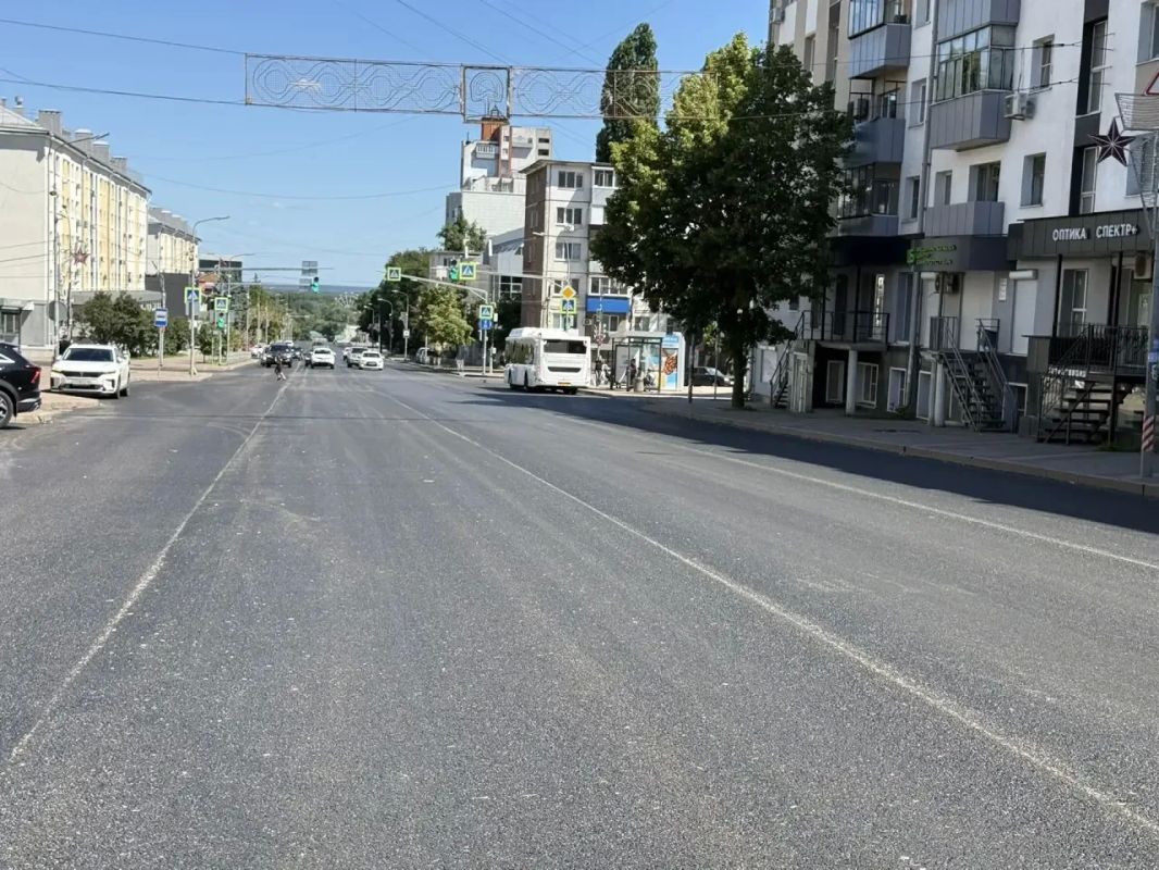 На улице Советской в Липецке стало комфортнее На улице Советской в Липецке стало комфортнее