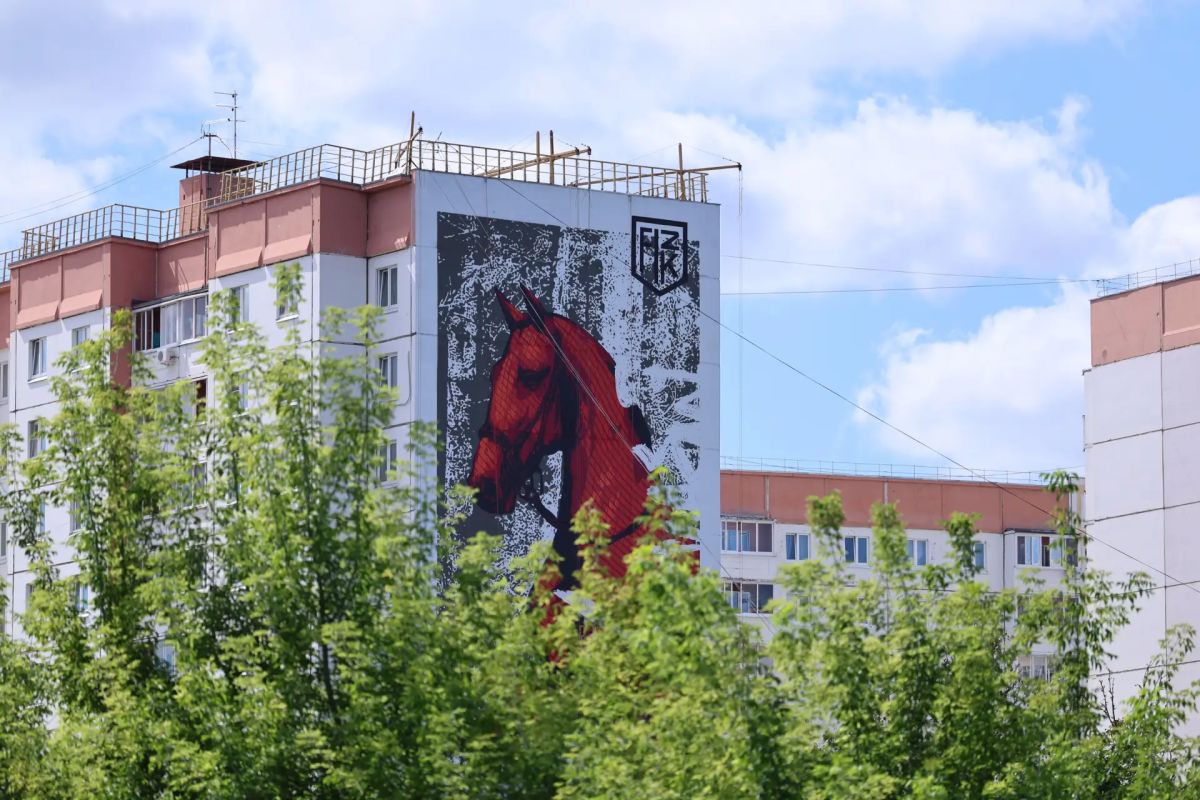 Художники меняют фасады пятиэтажек в Ельце Художники меняют фасады пятиэтажек в Ельце