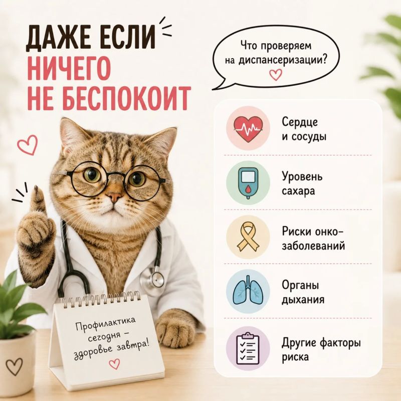 Когда ничего не болит, проверку здоровья проще всего отложить на потом Когда ничего не болит, проверку здоровья проще всего отложить на потом