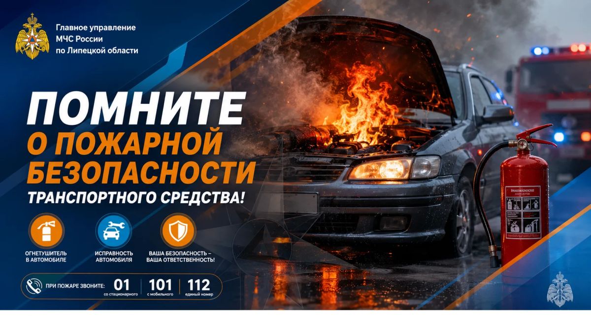 Причиной пожара в машине может стать короткое замыкание