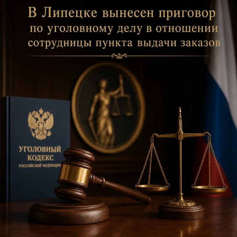 В Липецке вынесен приговор по уголовному делу в отношении сотрудницы пункта выдачи заказов