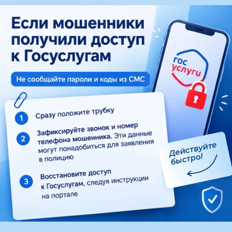 На Госуслугах запустили сервис по защите от мошенников На Госуслугах запустили сервис по защите от мошенников