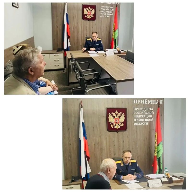 Руководитель следственного управления СК России по Липецкой области провёл личный приём граждан