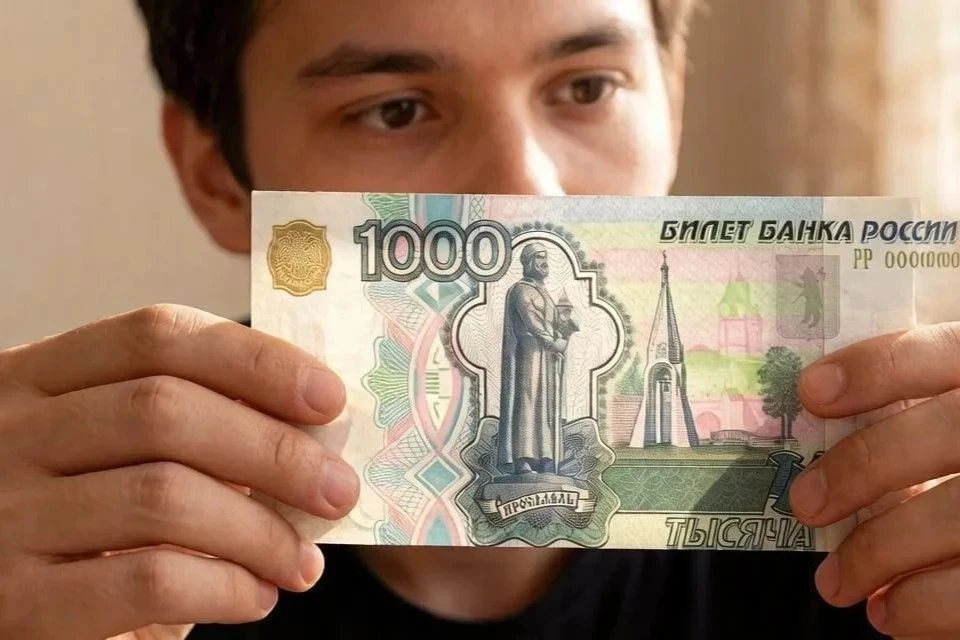 Знаки будут.. ...Водяные, а ещё мигающие изображения и защитные нити. Если у вас в руках настоящие рублевые купюры. Это защита от подделки